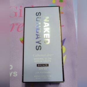 NEW: Naked Sundays CabanaGlow SPF 5O Mineral Glow Serum Drops Bronze